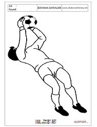 Futbol boyama sayfaları